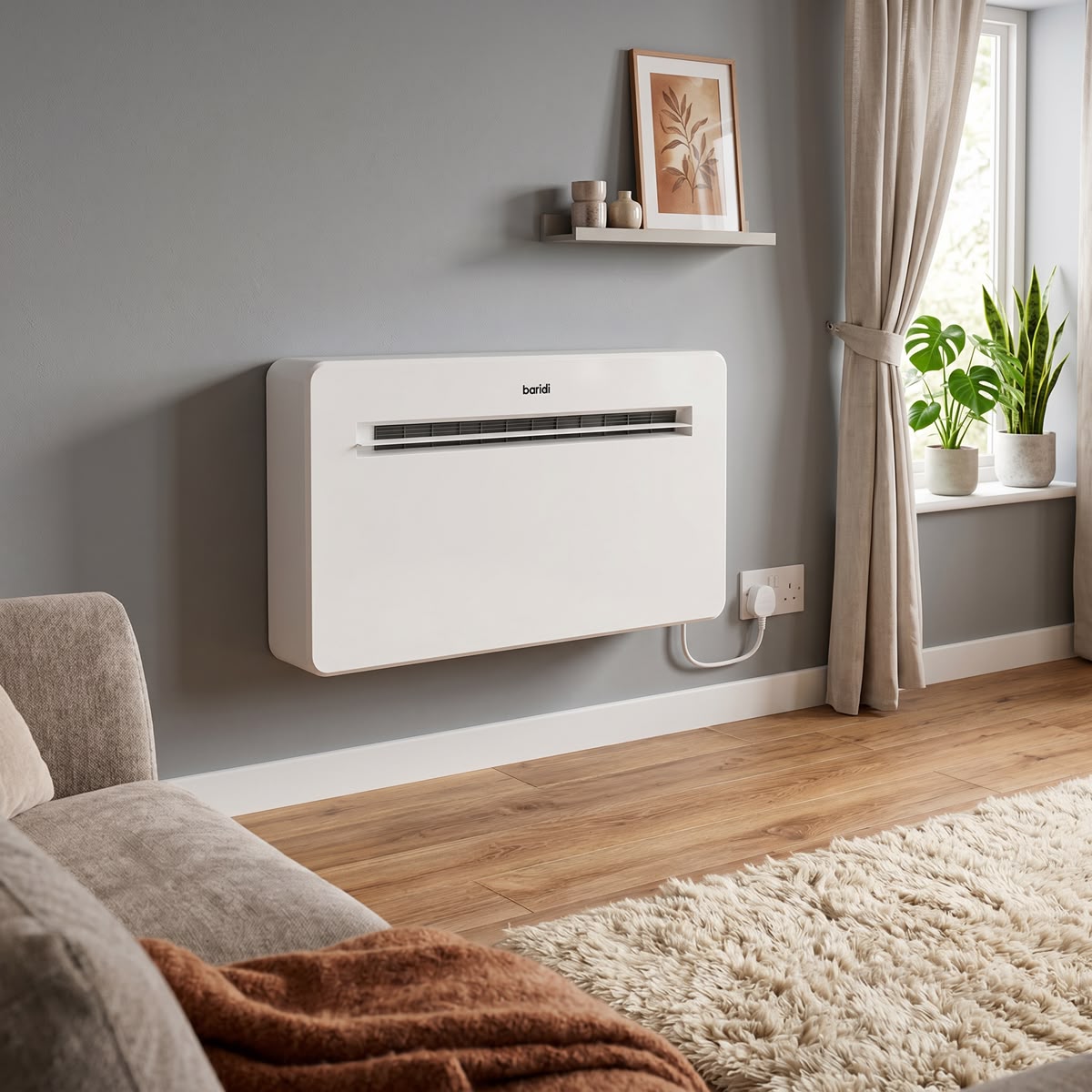 Baridi 4-in-1 smart monobloc wall-mounting air conditioning unit